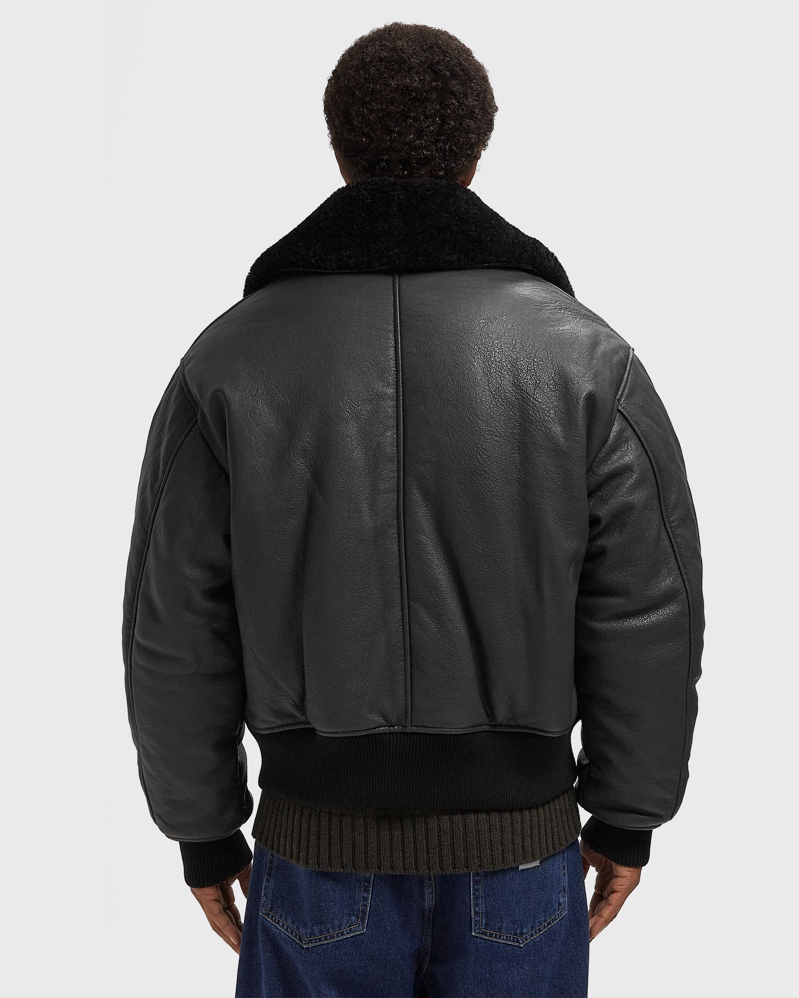 LEATHER ZIPPED JACKET