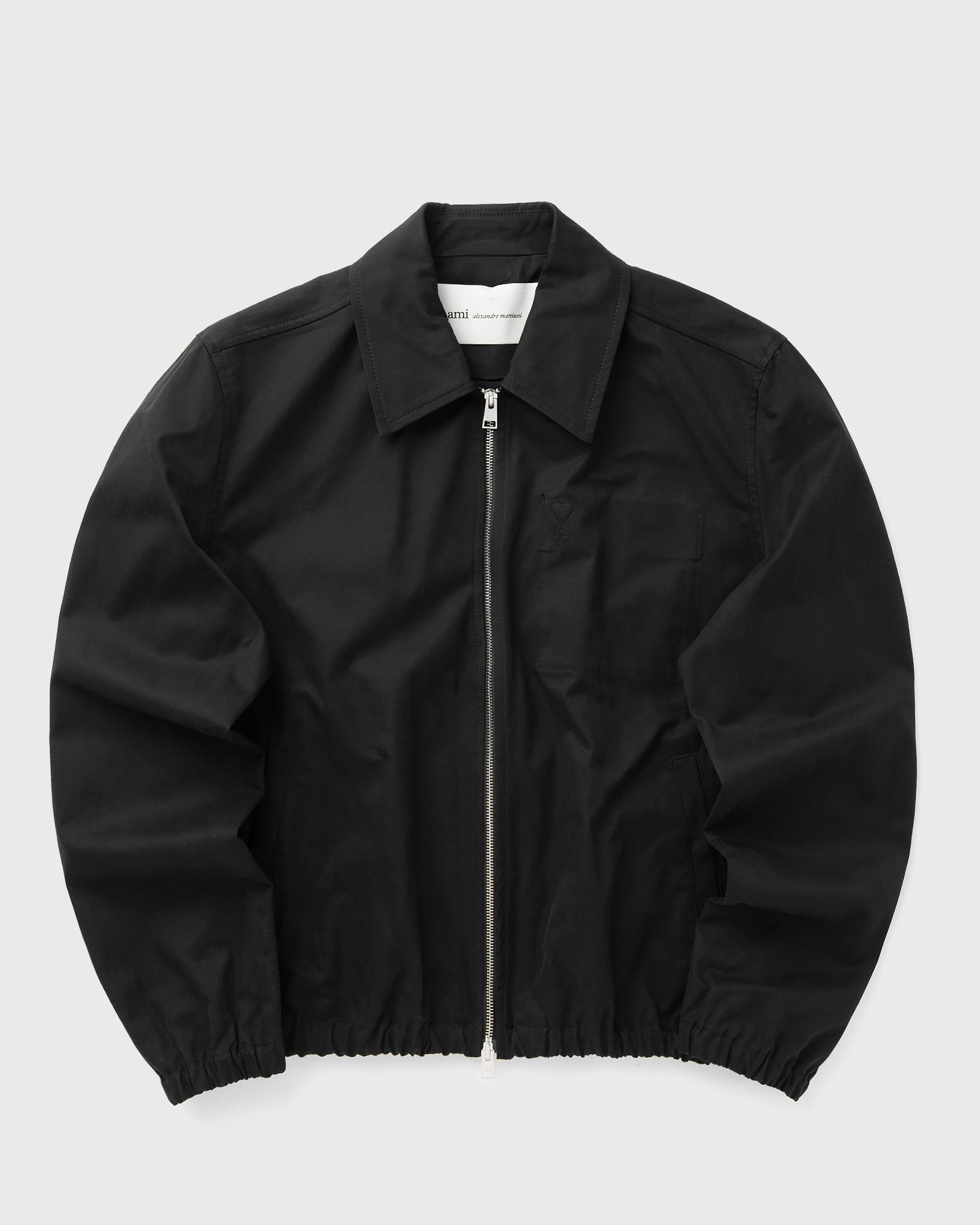 AMI Paris ZIPPED JACKET WITH EMBOSSED AMI DE COEUR　アミデクールのエンボス加工を施したジップジャケット
