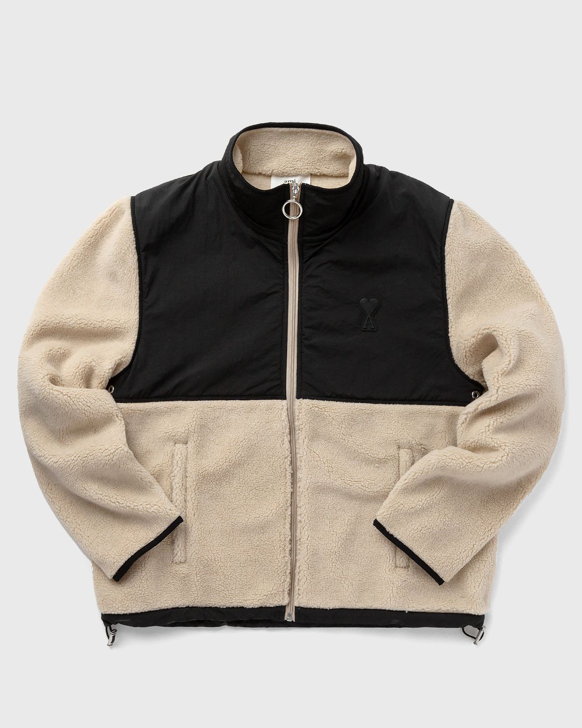 【関税&送料込】Ami Jacket AMI Paris ADC ZIPPED JACKET Black/Beige | BSTN Store