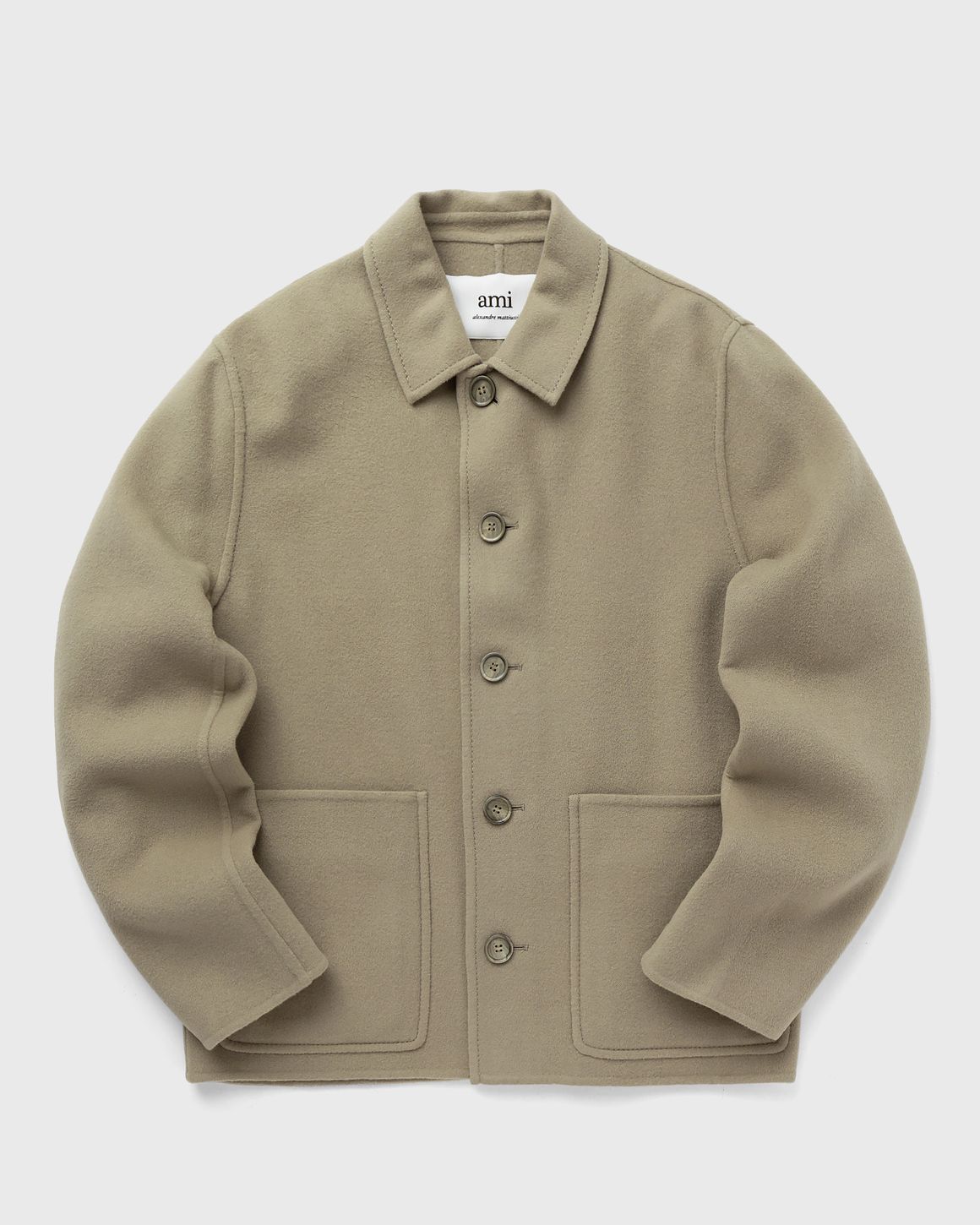 コート AMI PARIS FW24 Brown wool jacket (FCO214WV0051 221) 221) AMI コート FW24 Brown (FCO214WV0051 wool PARIS jacket