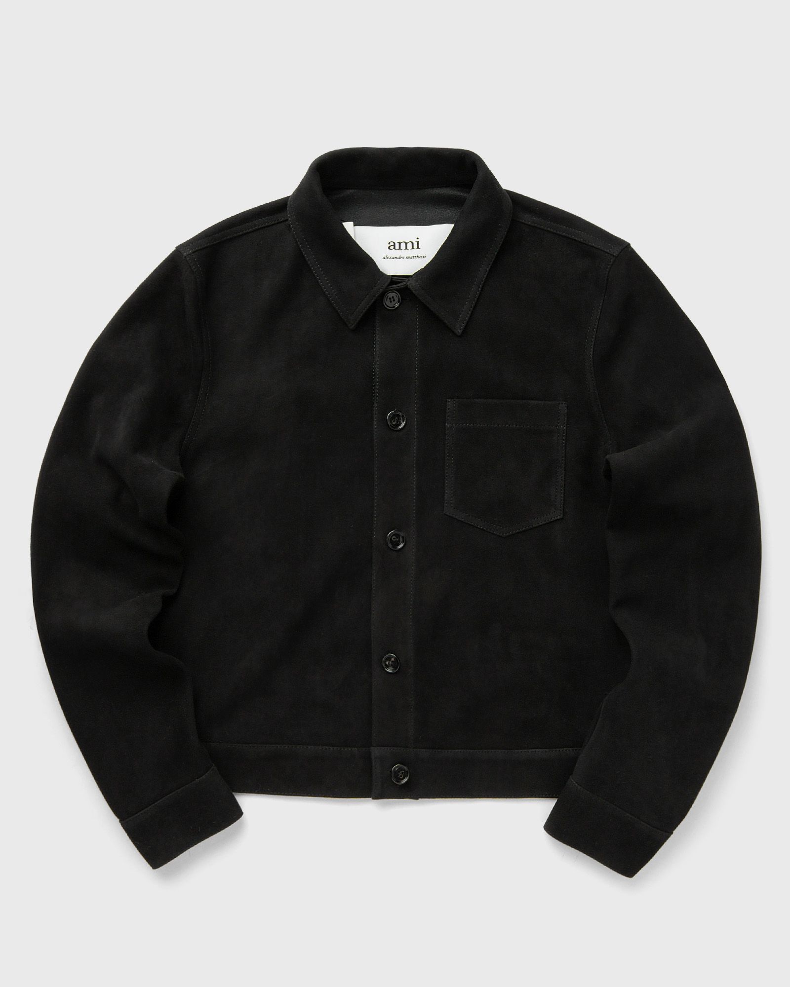 AMI Paris - buttoned overshirt men overshirts black in größe:xxl