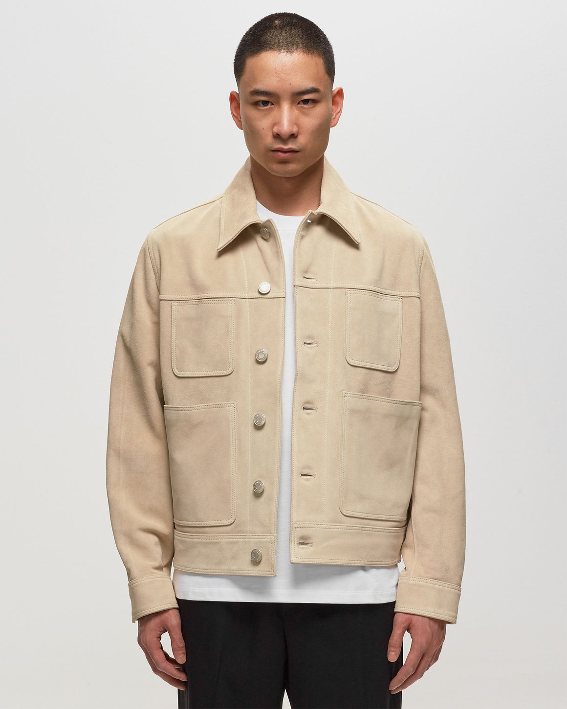 AMI Paris WORKER JACKET Beige | BSTN Store