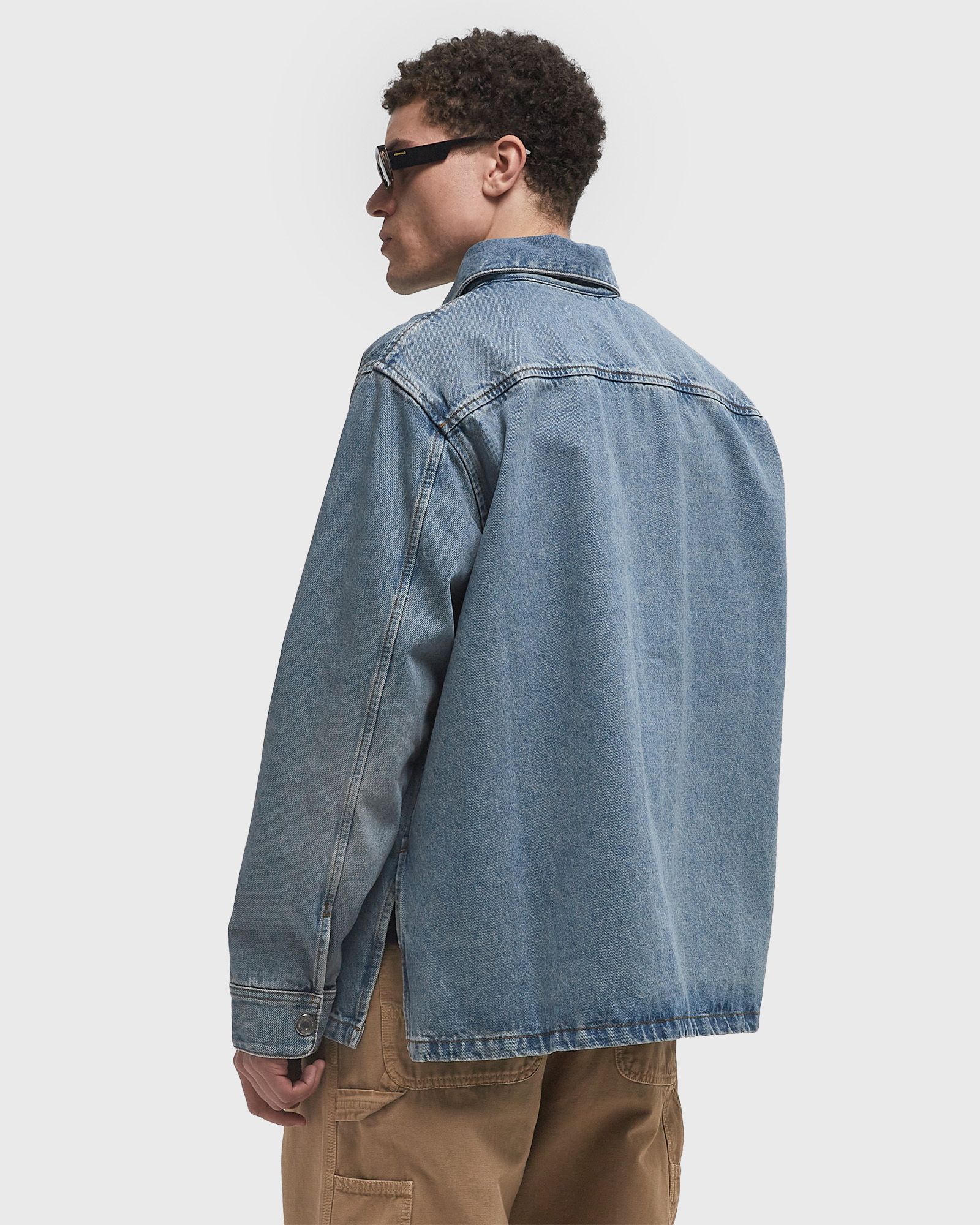AMI Paris BOXY ADC OVERSHIRT Blue | BSTN Store