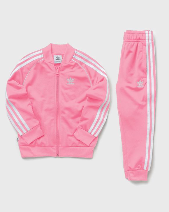 Adidas pink discount sst tracksuit