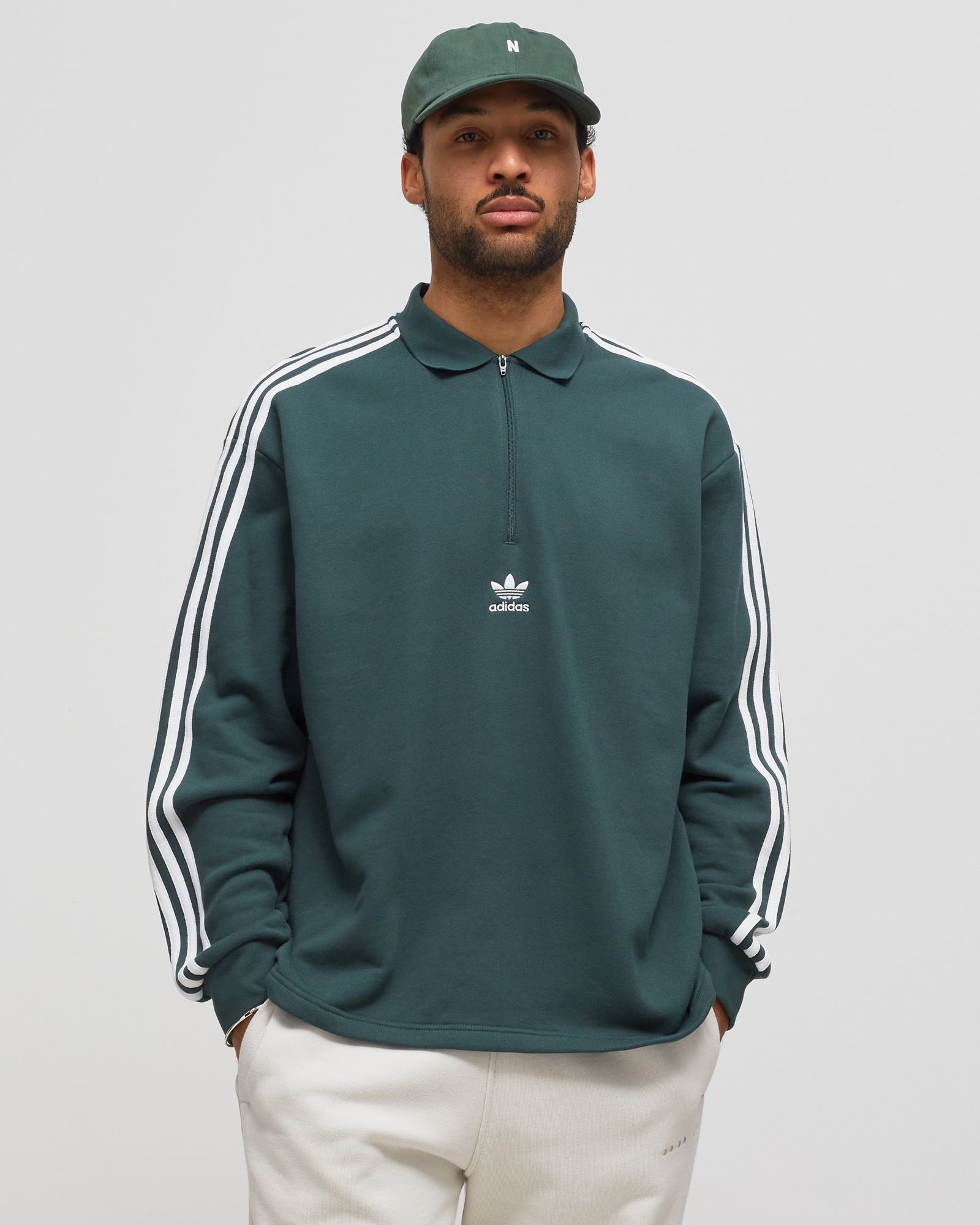 3-STRIPES L/S POLO