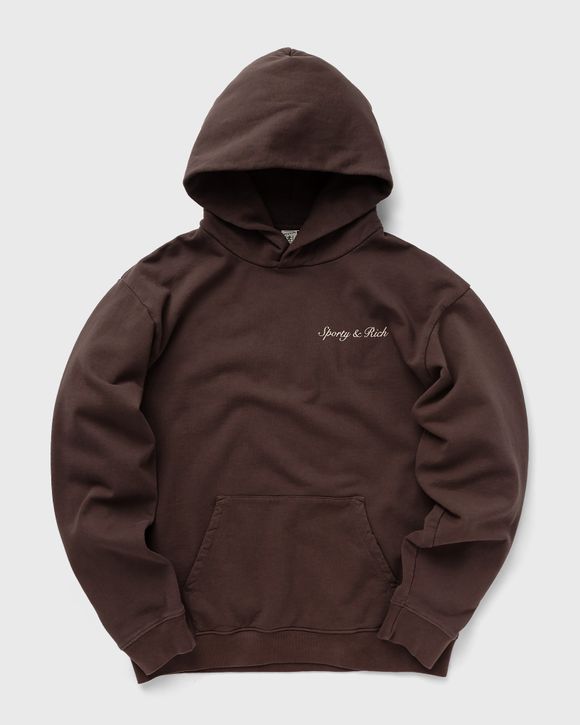 ★Sporty & Rich★ Syracuse Hood Chocolate HOAW237CH HOAW237C Sporty & Rich Syracuse Hoodie Brown | BSTN Store