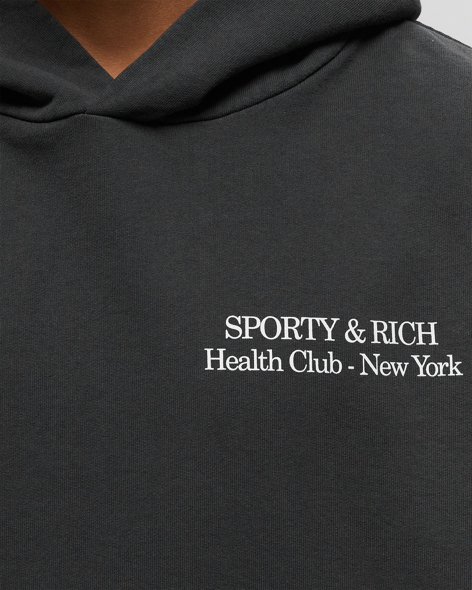 トップス Sporty&Rich New Drink More Water Hoodie Sporty & Rich New Drink More Water Hoodie Black | BSTN Store