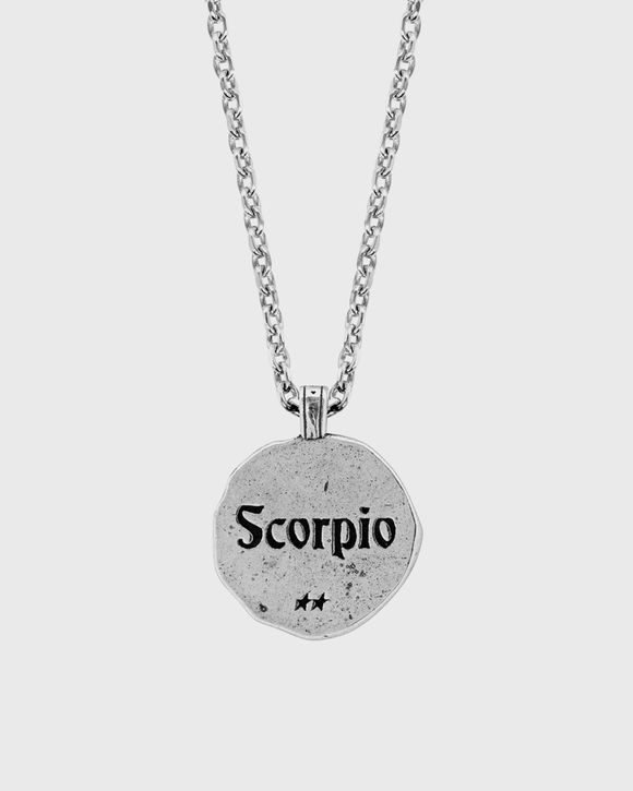 Silver on sale scorpio necklace