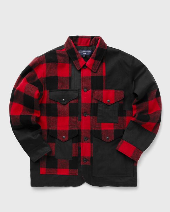 Comme des Garçons Homme Wool Jacket Black/Red | BSTN Store