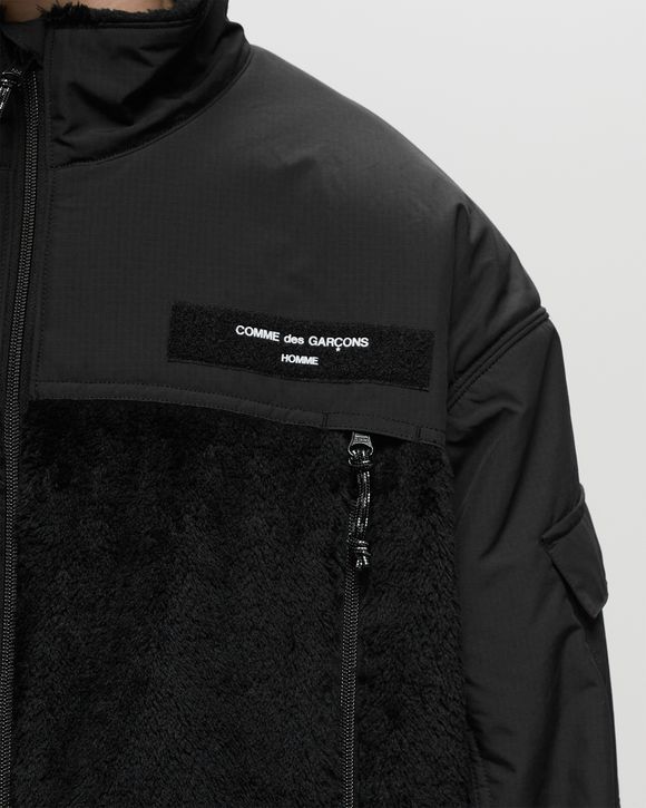 Comme des Garçons Homme Fleece Jacket Black | BSTN Store
