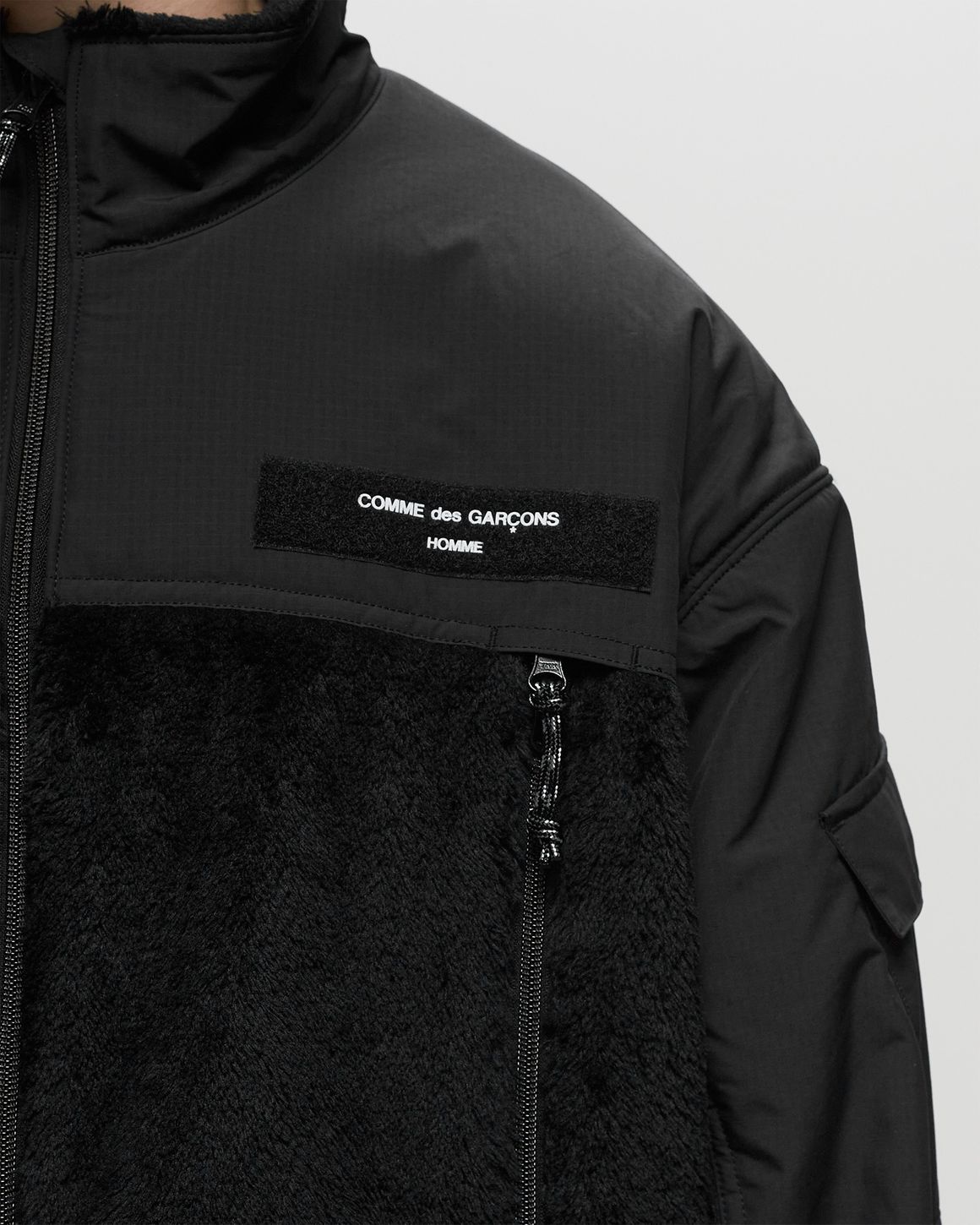 Comme des Garcons Homme Fleece Jacket Black BSTN Store