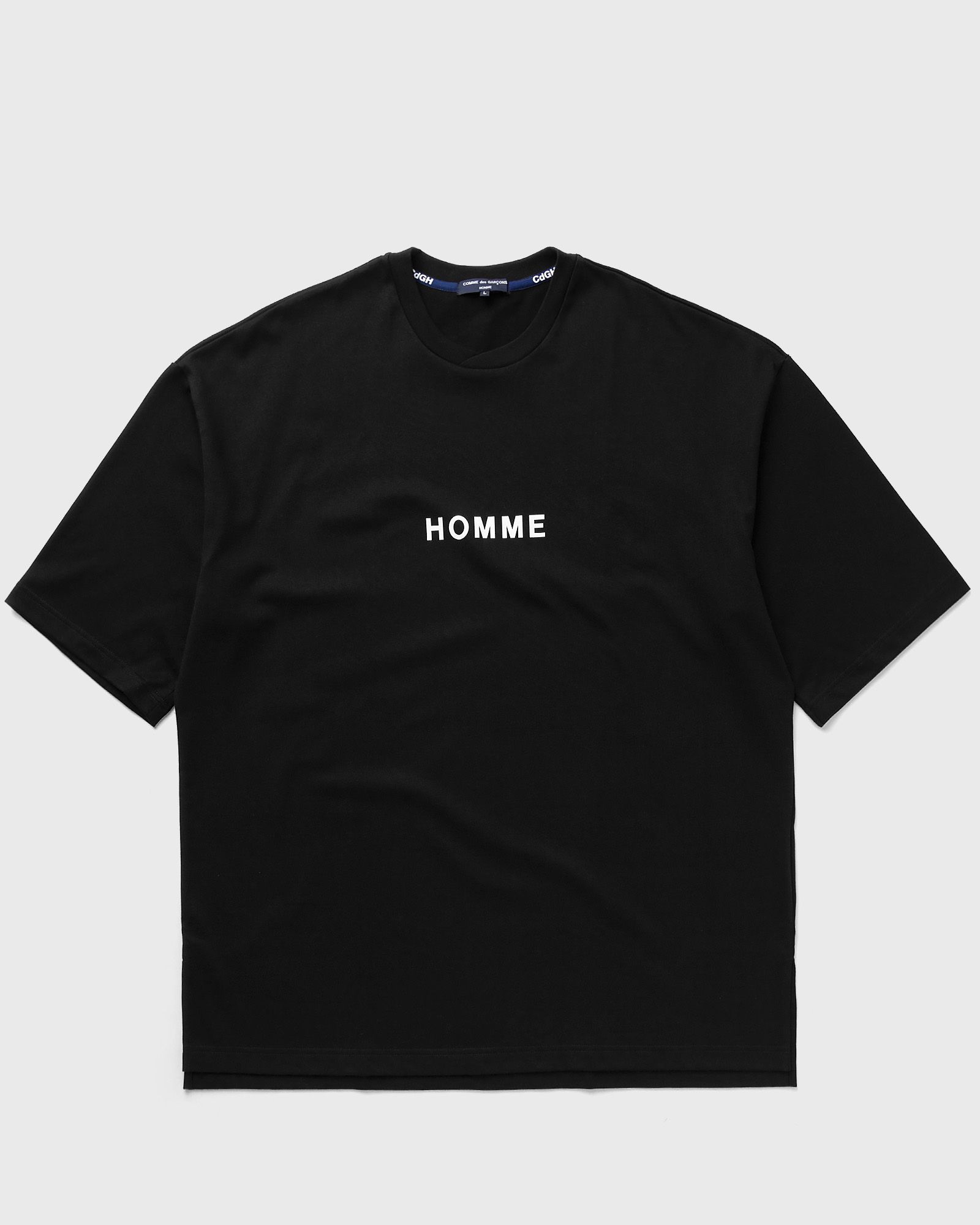 Comme des Garçons Homme - logo t-shirt men shortsleeves black in größe:l