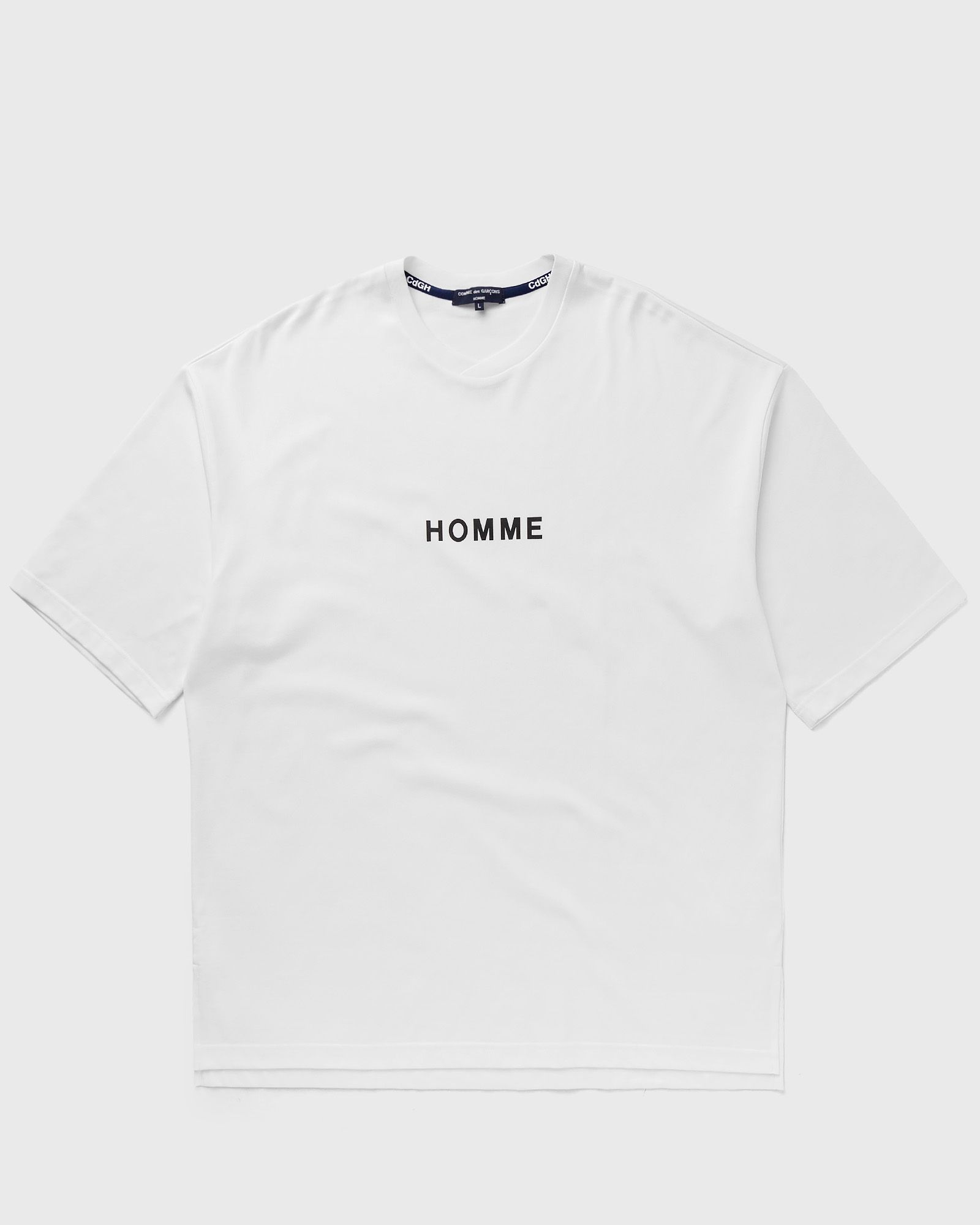 Comme des Garçons Homme - logo t-shirt men shortsleeves white in größe:l