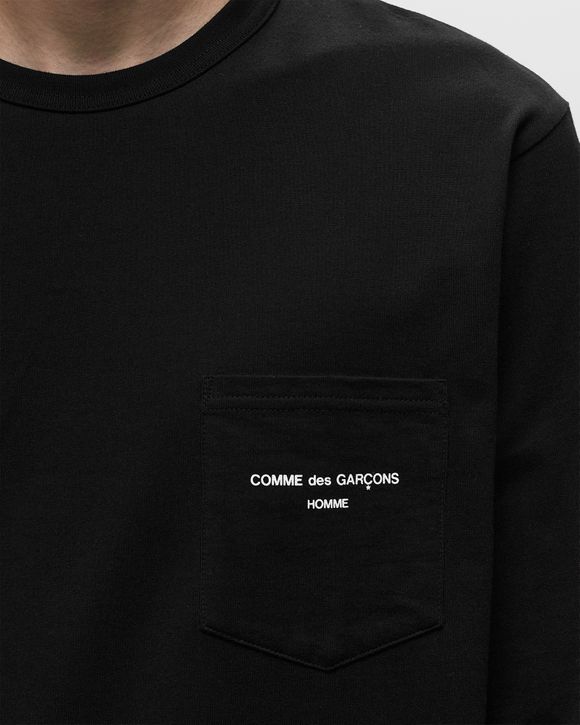 Comme des Garçons Homme Logo LS T-Shirt Black - BLACK