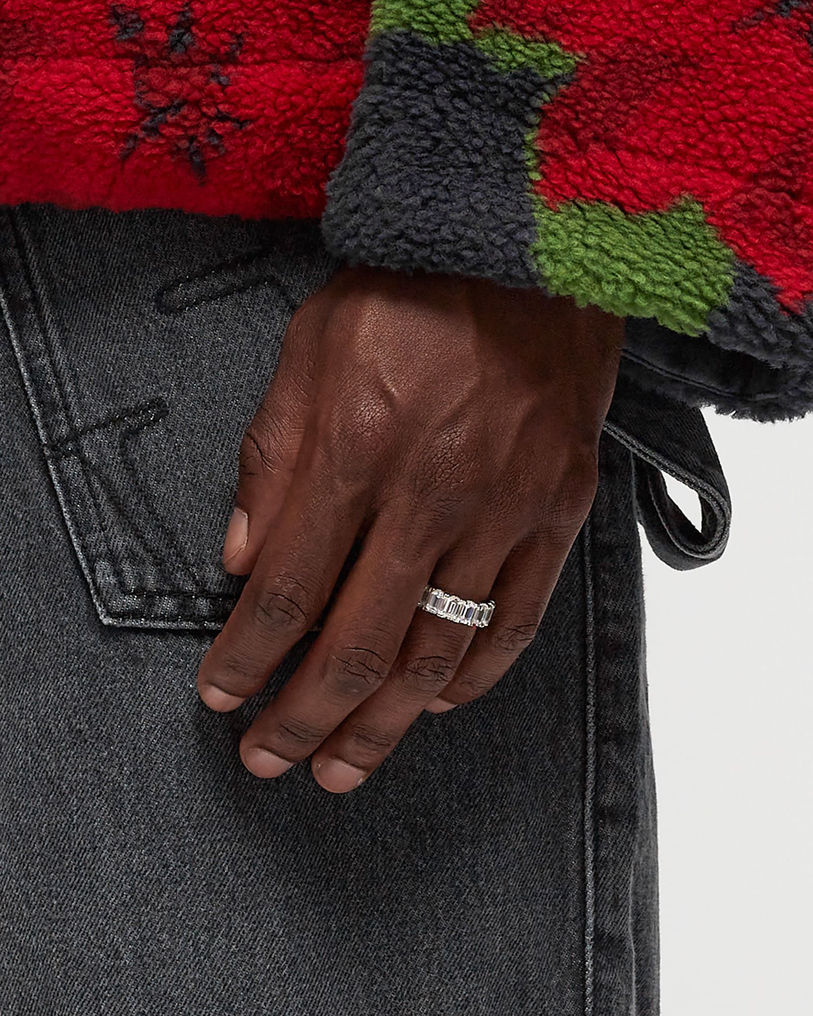 Step Cut Eternity Ring