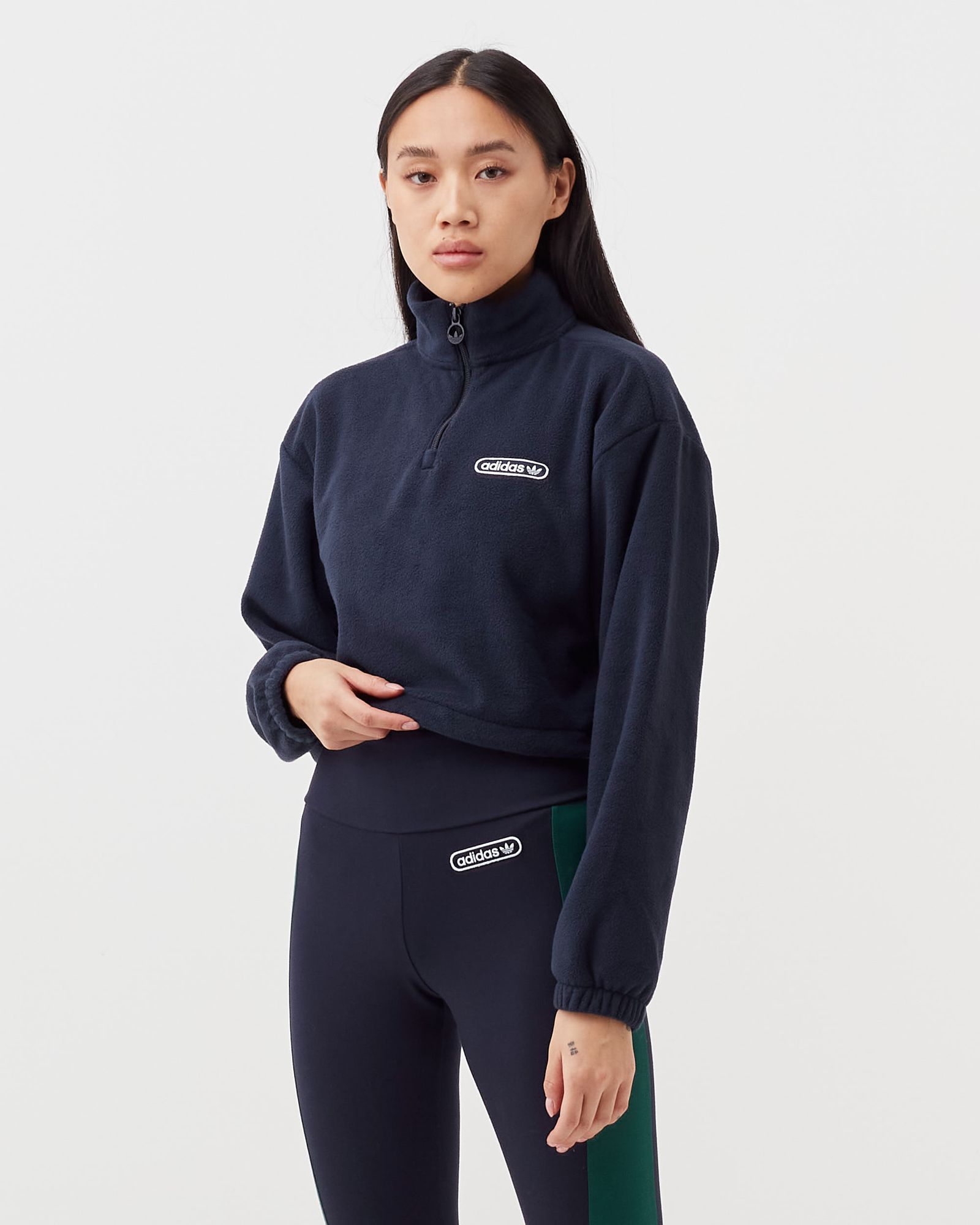 WMNS 1/4 ZIP CROPPED