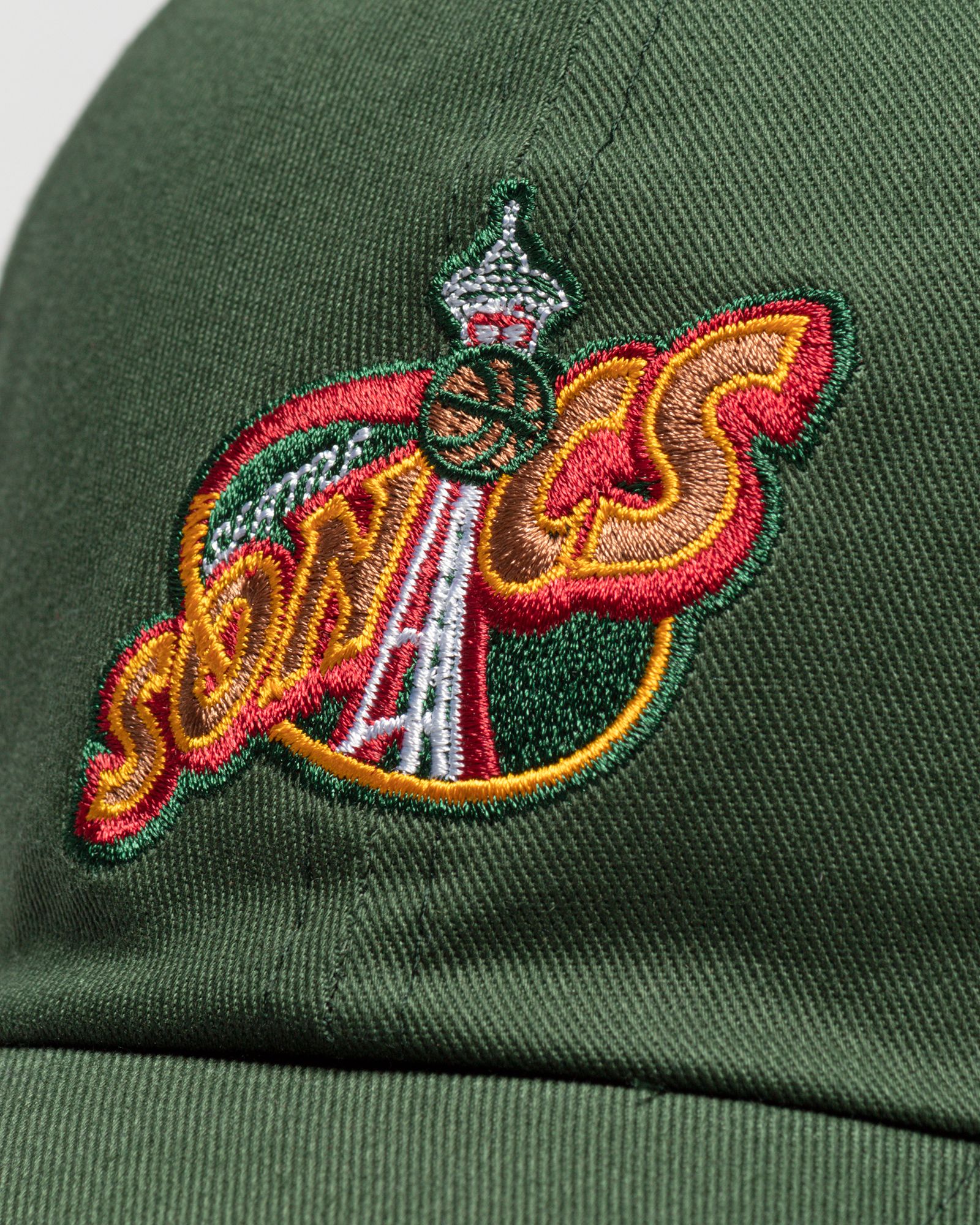 NBA TEAM GROUND 2.0 DAD STRAPBACK CAP HWC SEATTLE SONICS