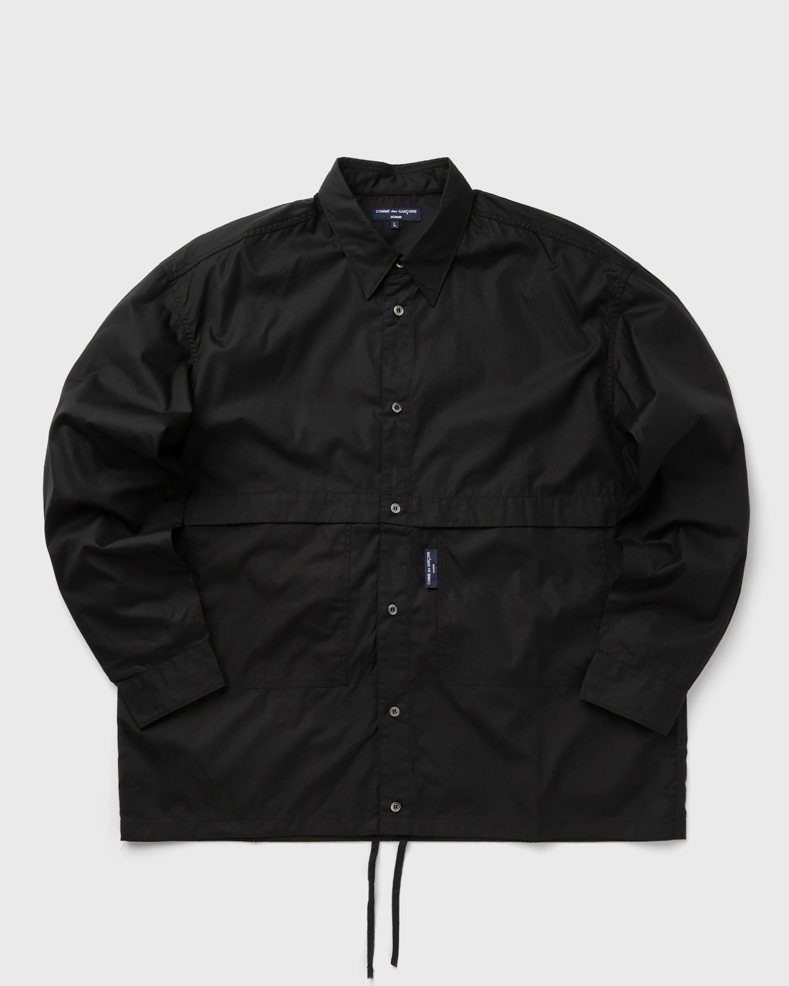 Comme des Garçons Homme - men's shirt men longsleeves black in größe:l