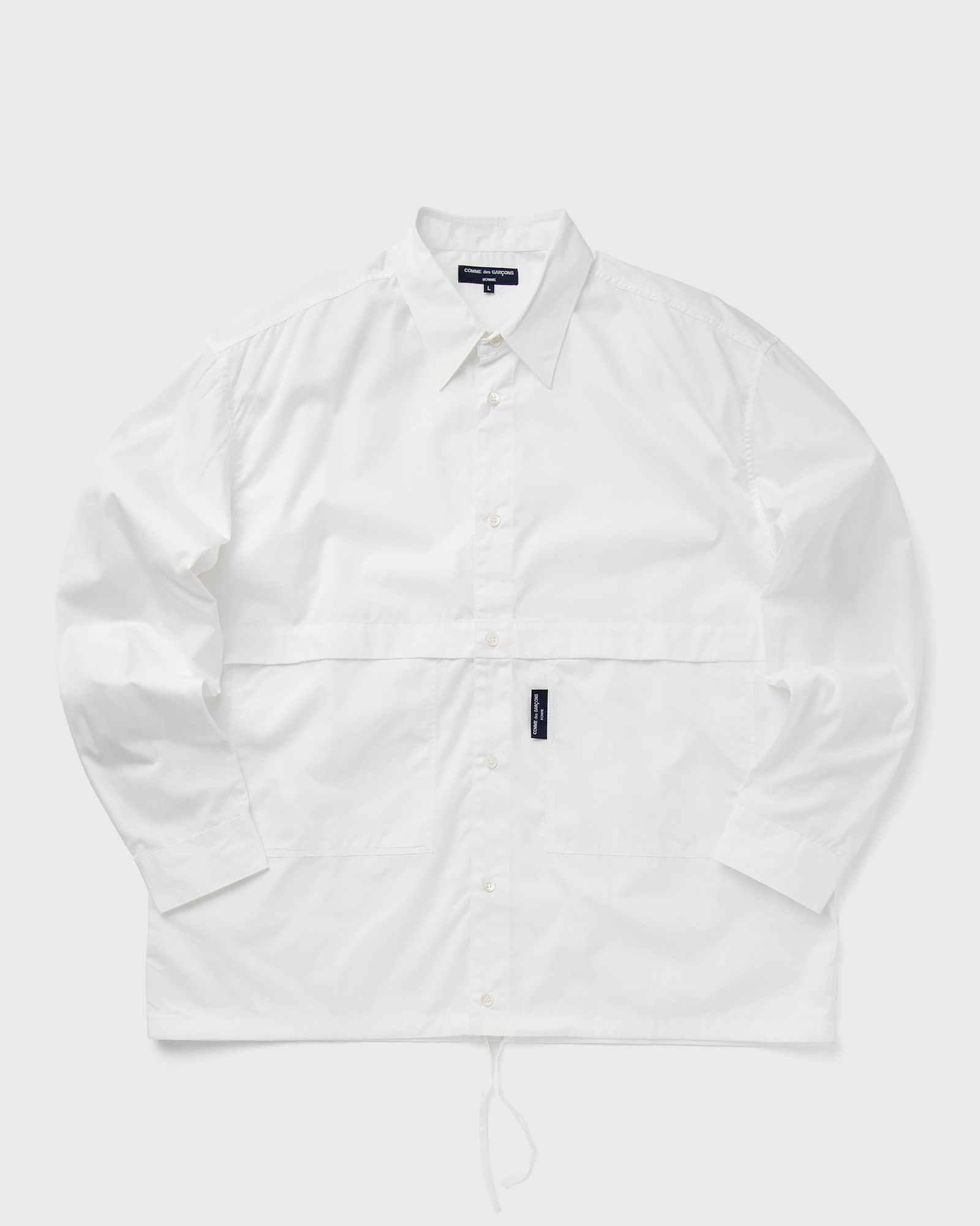 Comme des Garçons Homme - men's shirt men longsleeves white in größe:l