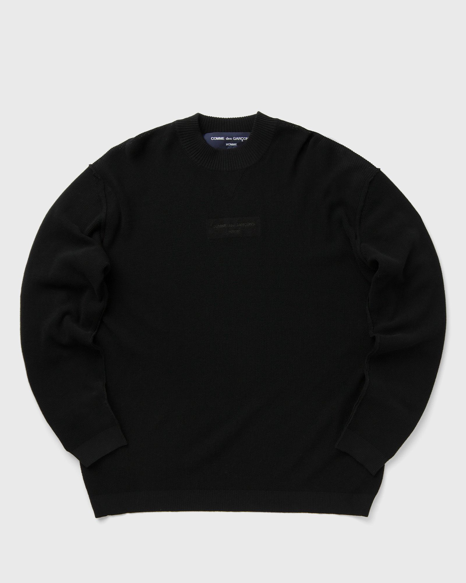 Comme des Garçons Homme - men's sweater men sweatshirts black in größe:l