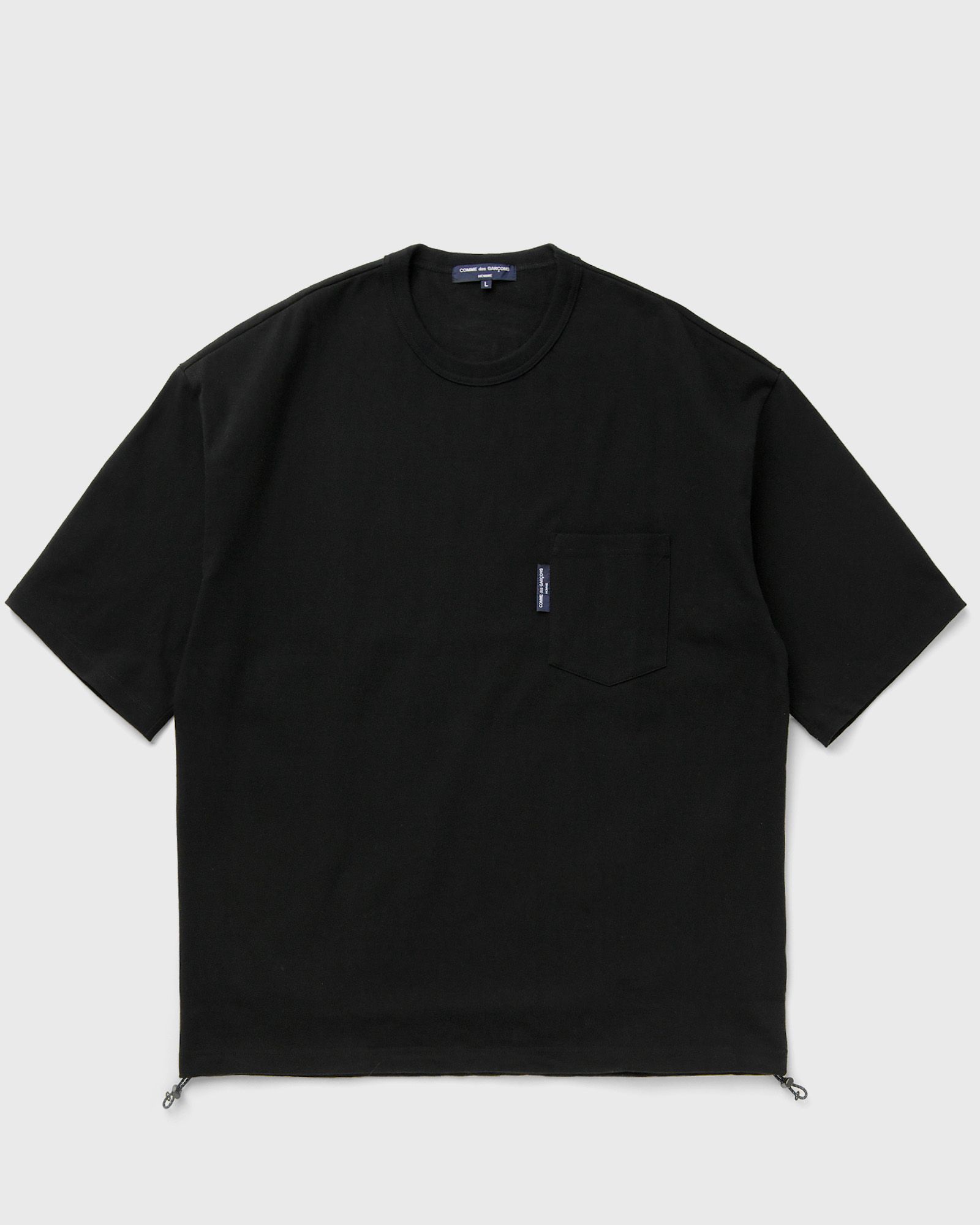 Comme des Garçons Homme - men's t-shirt men shortsleeves black in größe:l