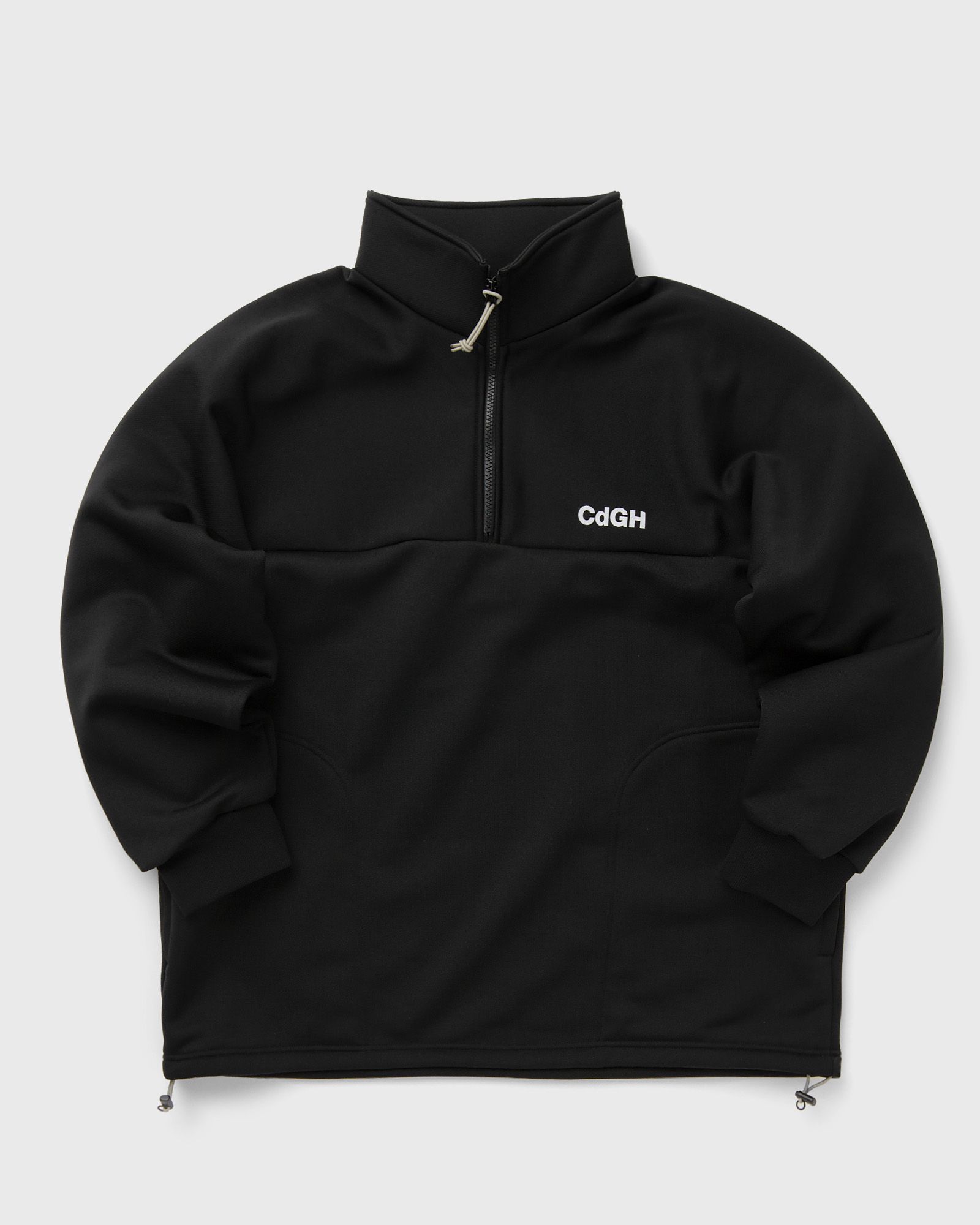 Comme des Garçons Homme - men's sweatshirt men half-zips black in größe:l