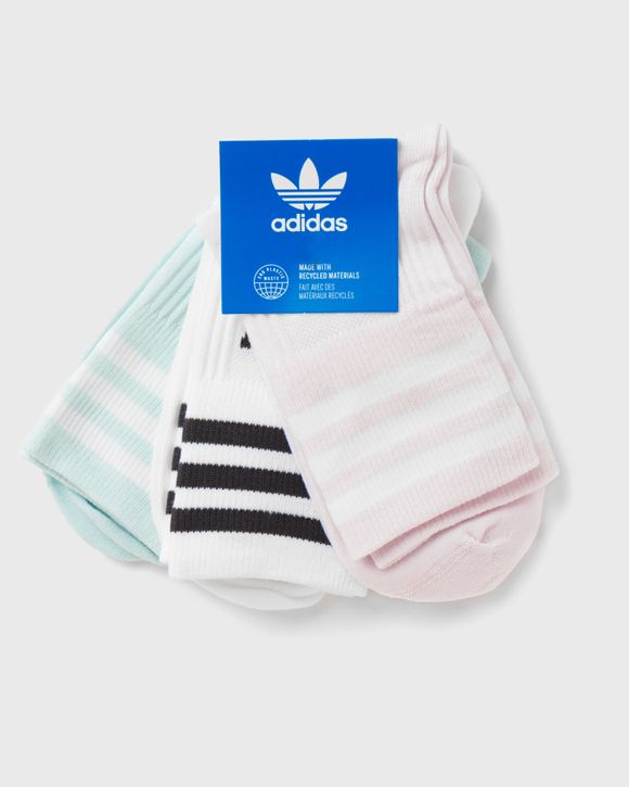 Adidas CREW SOCKS 3-PACK Pink | BSTN Store