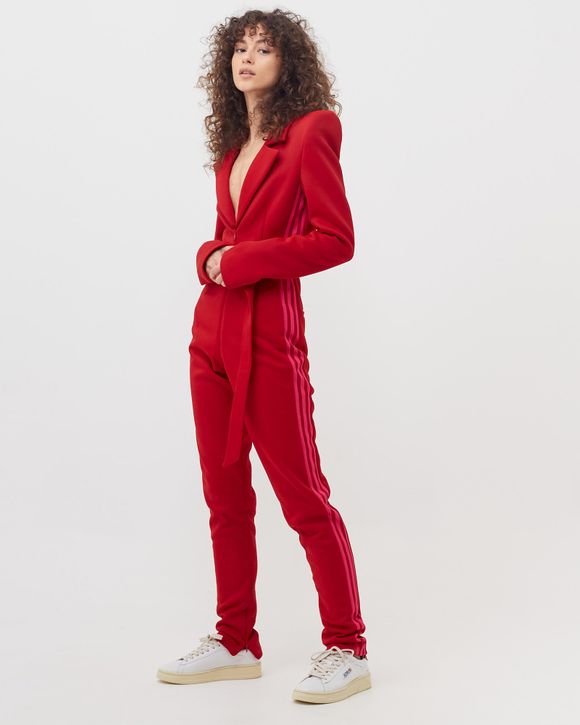 Adidas adidas x Ivy Park Knit Jumpsuit Red - POWRED