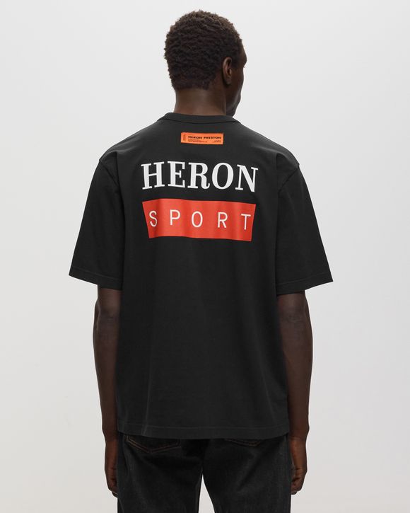 Heron Preston HERON SPORT SS TEE Black - BLACK RED