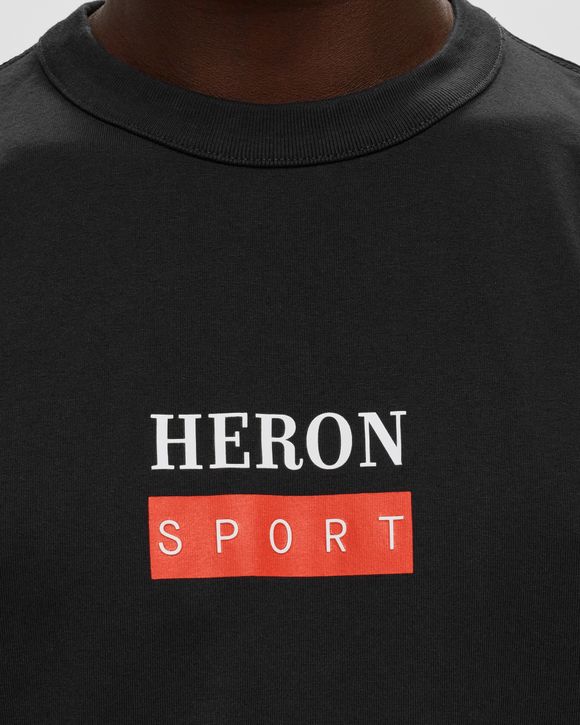 Heron Preston HERON SPORT SS TEE Black - BLACK RED