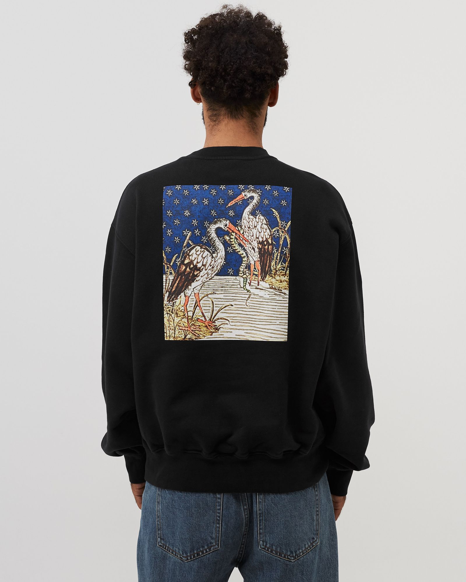 MEDIEVAL HERON CREWNECK