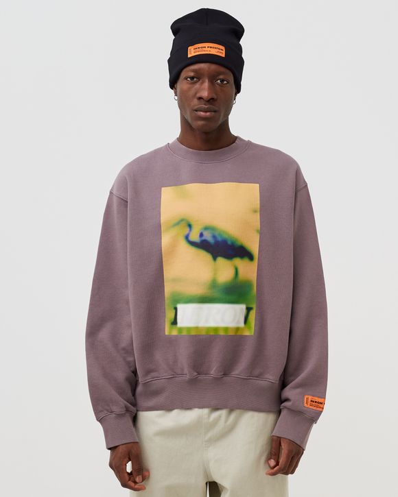 Heron Preston HERON CENSORED CREWNECK Brown | BSTN Store