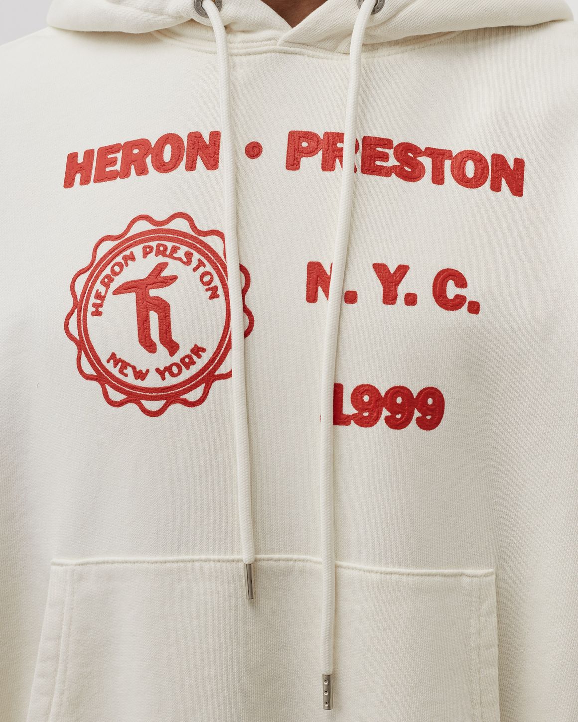 Heron Preston MEDIEVAL HERON HOODIE White | BSTN Store