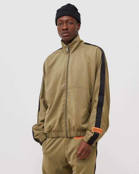 Heron Preston TRACKTOP LOGO Green - OLIVE GREEN