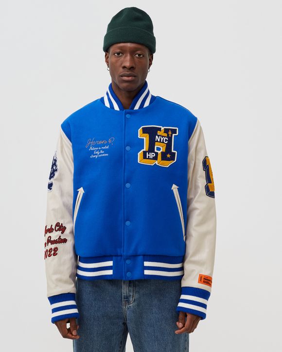 Heron Patches Wool Varsity Jacket - Filmsjackets