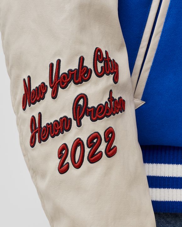 HERON PATCHES VARSITY JACKET 