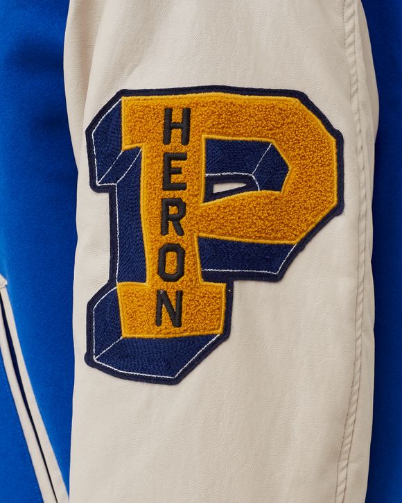 HERON PATCHES VARSITY JACKET 