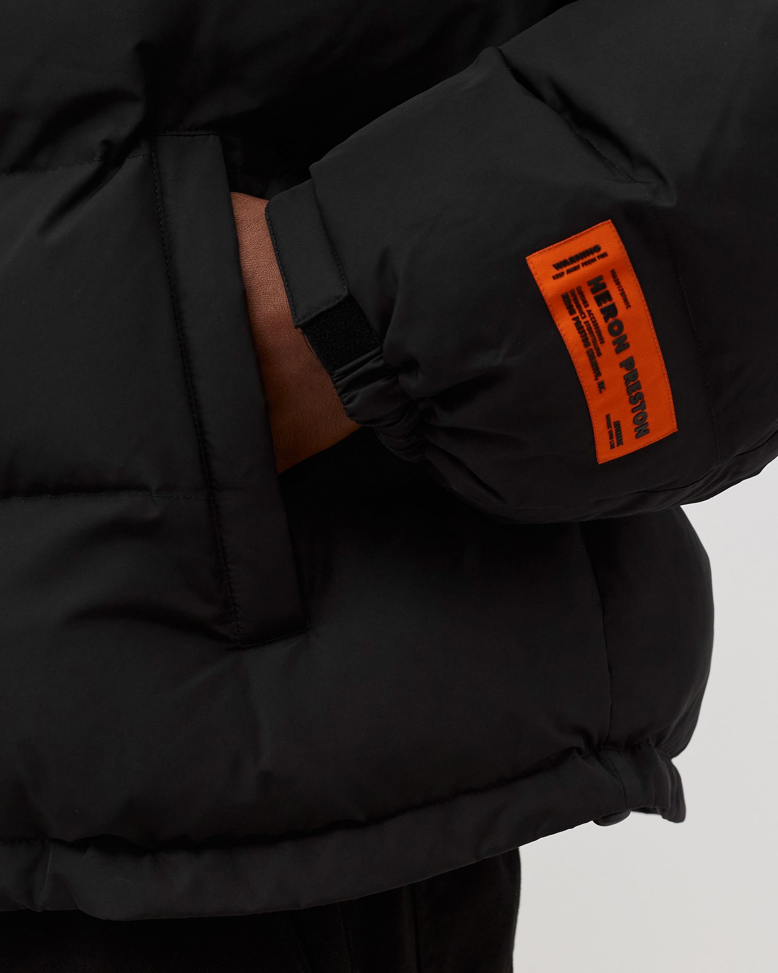 EX-RAY NYLON PUFFER JACKET