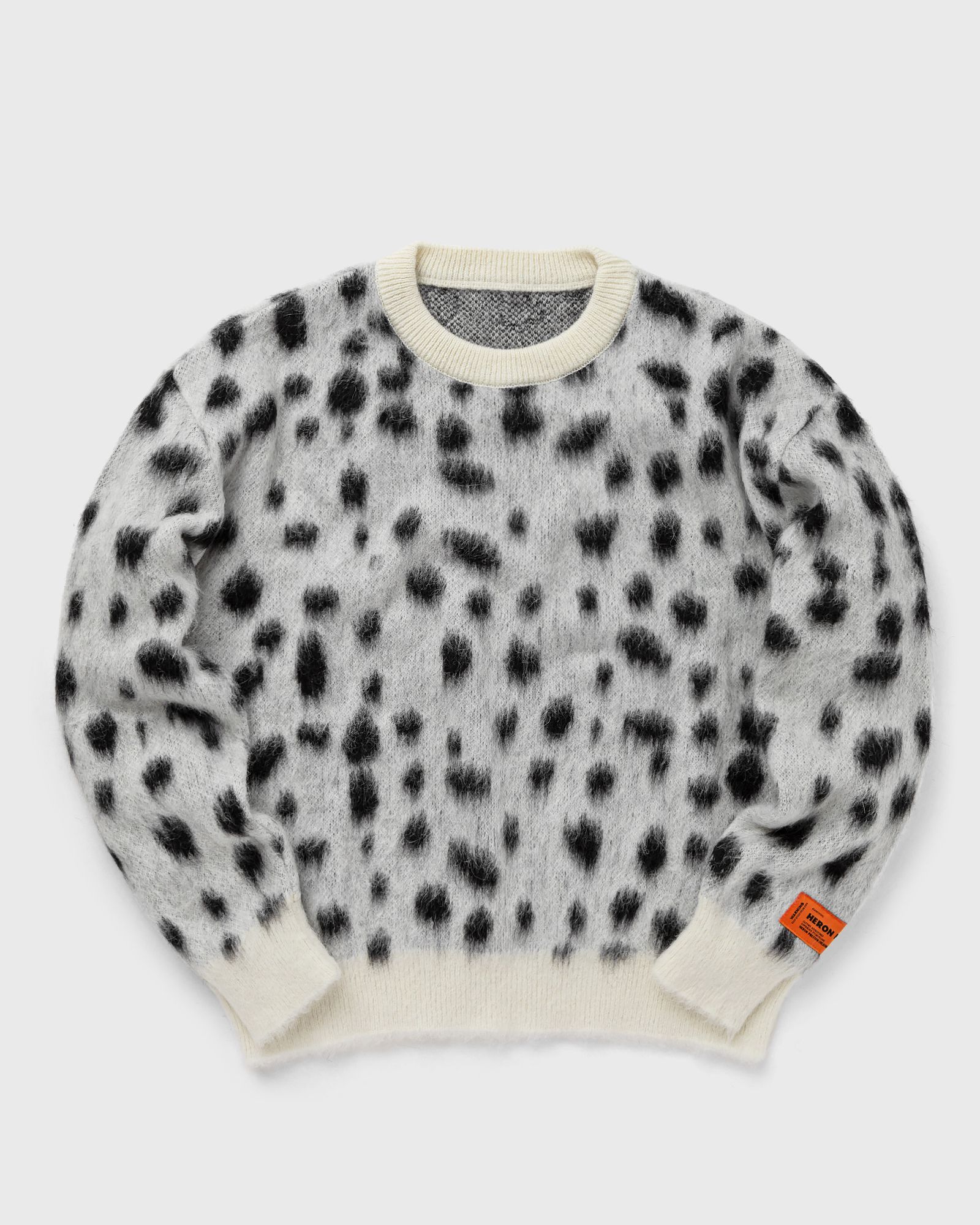 DALMATIAN PRINT CREWNECK