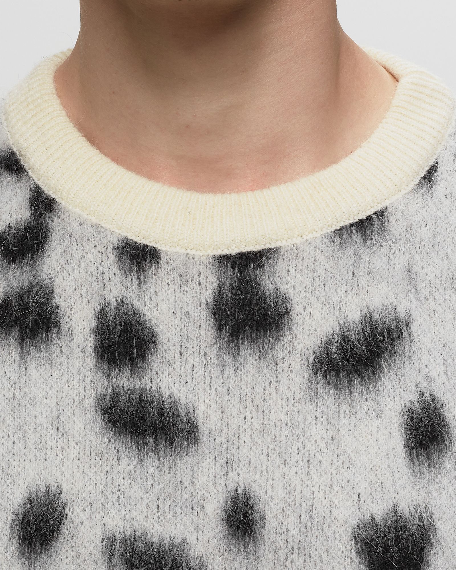 DALMATIAN PRINT CREWNECK
