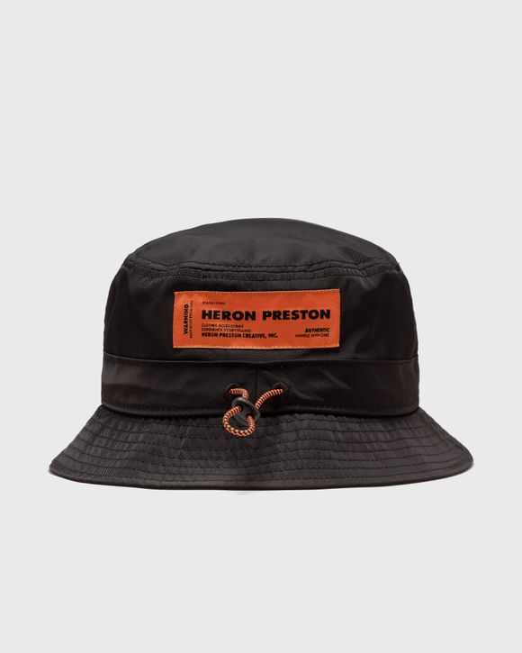 Heron Preston HERON SPORT BUCKET HAT Black - BLACK RED