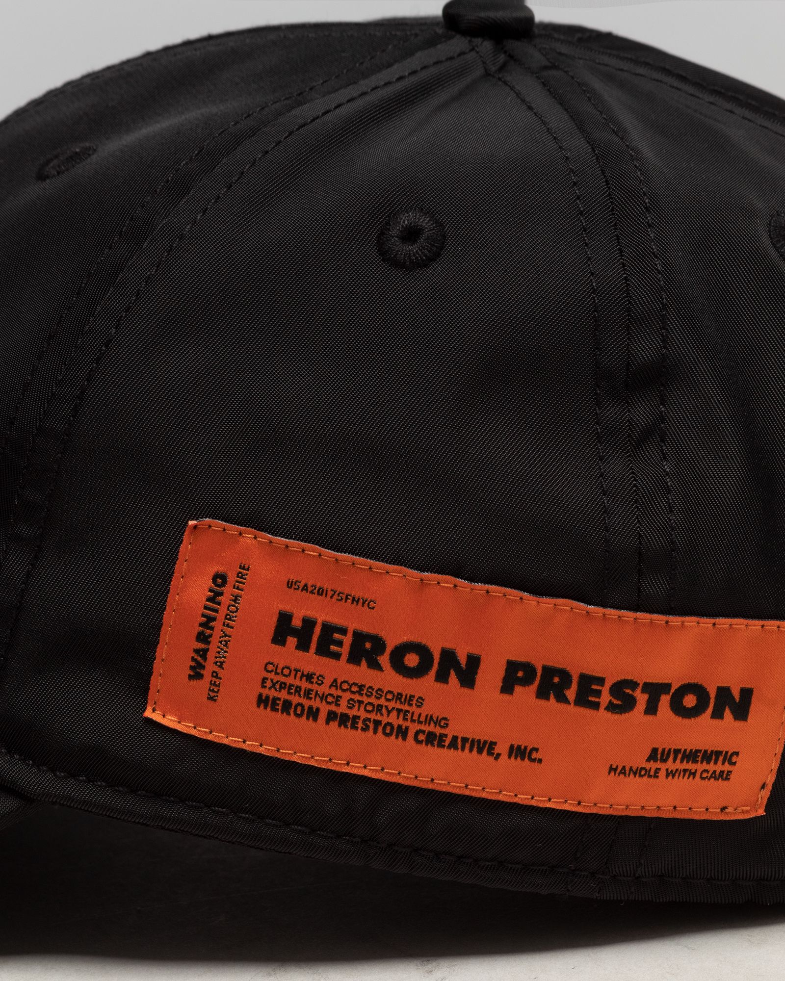 HERON PRESTON ブラックキャップ HERON PRESTON ヘロンプレストン キャップ ブラック