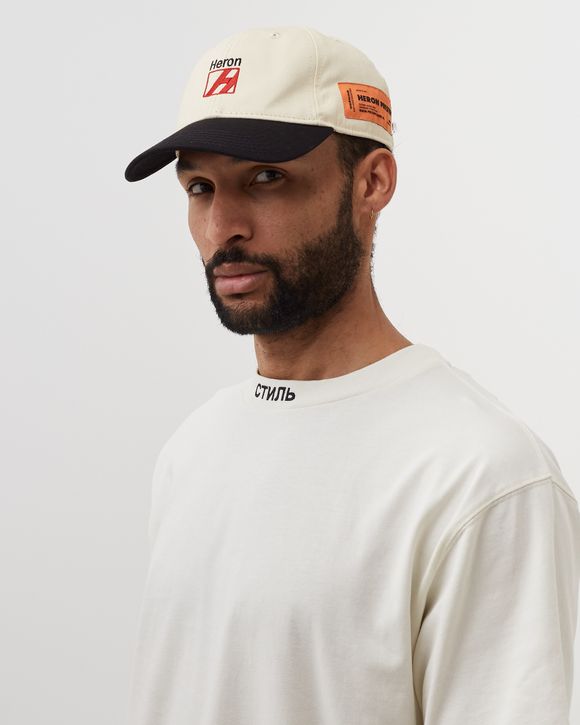 Heron Preston HERON LOGO HAT White - OFF WHITE/RED