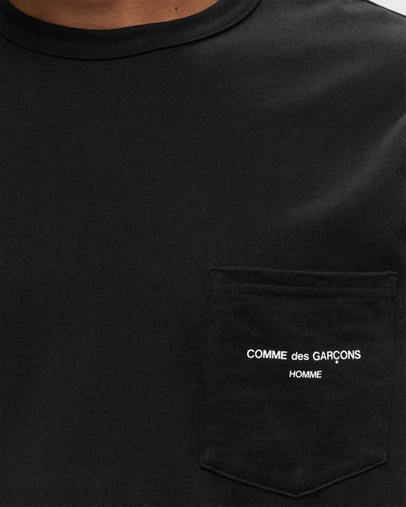 Comme des Garcons Homme Logo LS T Shirt Men Longsleeves Black in Size XL