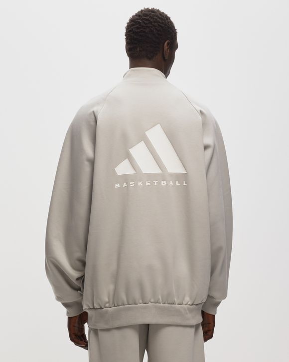 Adidas BASKETBALL TRACK JACKET Grey METGRY