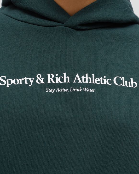 Sporty & Rich Athletic Club Hoodie Green | BSTN Store