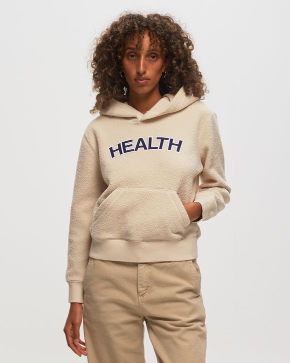 Sporty & Rich WMNS Sherpa Fleece Quarter Zip Beige - CREAM