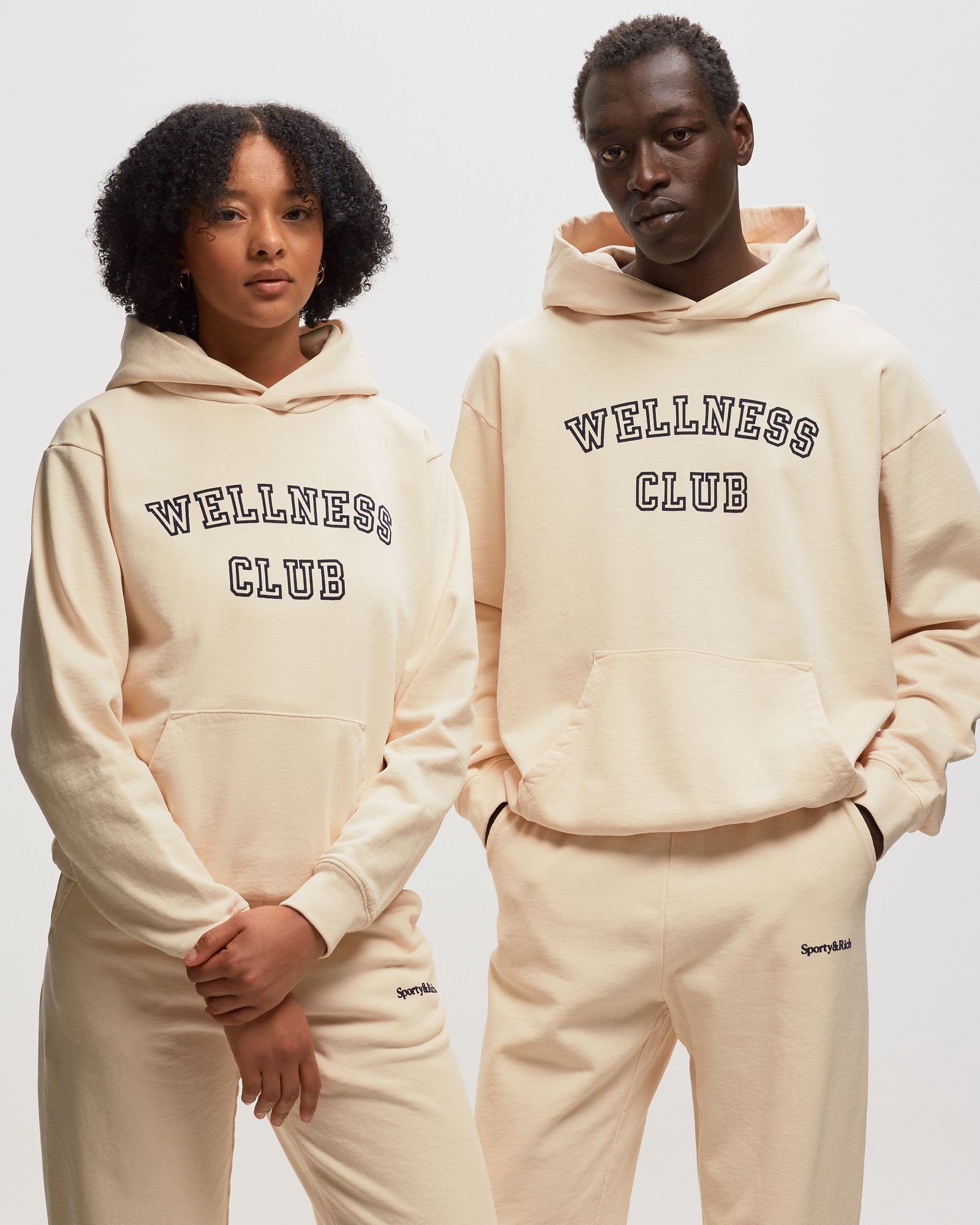 Wellness Club Flocked Hoodie