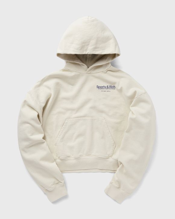 Les Tien Crop Hoodie White | BSTN Store