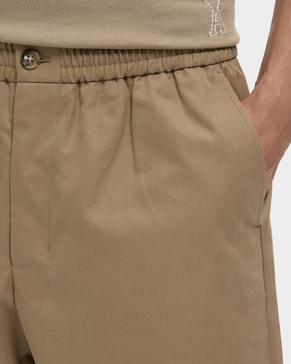 ELASTICATED WAIST SHORTS WITH EMBOSSED AMI DE COEUR